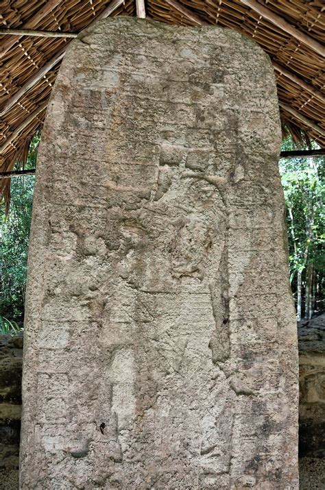 Most Famous Stela 1 at Mayan Ruins in Coba, Mexico - Encircle Photos