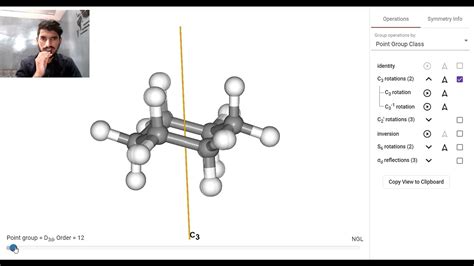 Symmetry in Cyclohexane Chair Form | Cyclohexane Chair Conformation ...