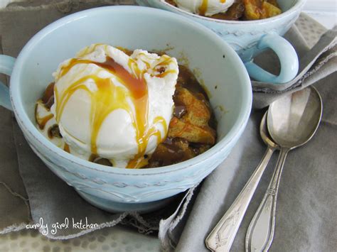 Curly Girl Kitchen: Salted Caramel Apple Bread Pudding