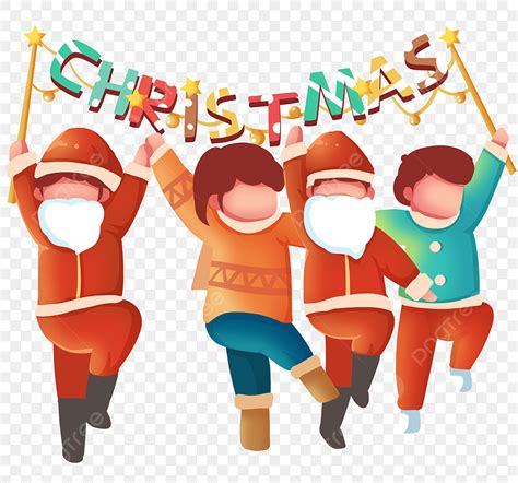 Christmas Gathering Clipart Hd PNG, Christmas Party Gathering Dancing ...