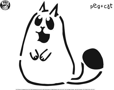 Peg Cat Coloring Pages