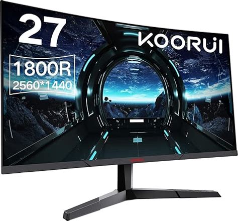 KOORUI 27 Inch Gaming Monitor - 144Hz 1ms, 2560 x 1440 Resolution, DCI ...