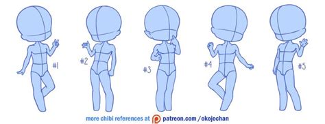 Chibi poses reference (chibi base set #9) by Nukababe on DeviantArt ...