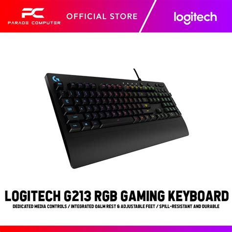 LOGITECH G213 RGB GAMING KEYBOARD | Shopee Malaysia