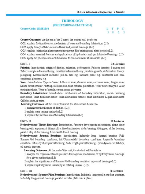 Tribology | PDF | Wear | Bearing (Mechanical)