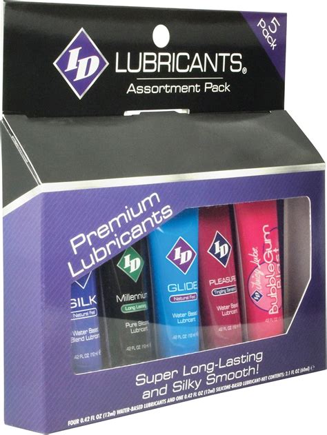 ID Lubricant Assorted Water-Based Flavoured Silicone Lubricant Tube 5 Pack: Amazon.co.uk: Health ...