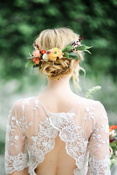 15 of the Dreamiest Floral Crowns for Brides | weddingsonline