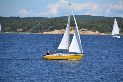 Free Images : sea, vehicle, mast, sailboat, sail boat, watercraft, scow ...