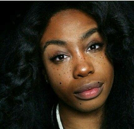 Sza...My Girl Crush! Brown with Freckles | SZA | Pinterest | Girl ...