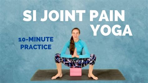 Yoga for SI JOINT PAIN Relief - 10 min Stretches for Sacroiliac Joint Pain - Capsaicin Cream