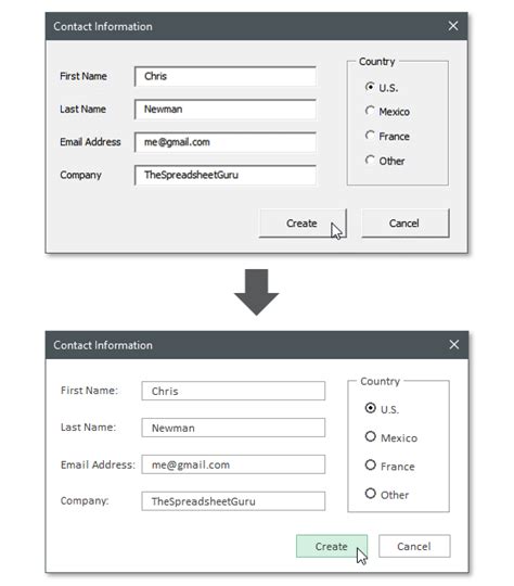 How To Build A Modern-Looking VBA Userform (2022)