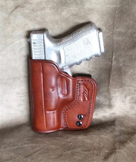 Glock 36 IWB Concealed Tuckable Leather Holster – ETW Holsters