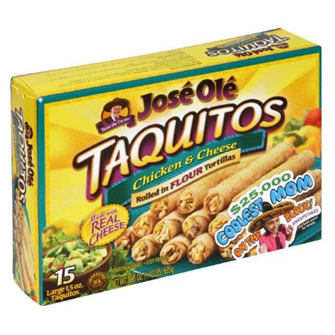 Jose Ole Taquitos Chicken & Cheese - 15 ct