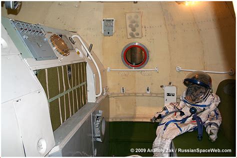 Habitation module of Soyuz spacecraft