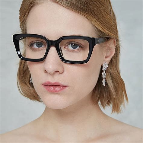 Women Retro Spectacle Frame Myopia Eyeglasses Frame Female Eye Glasses ...