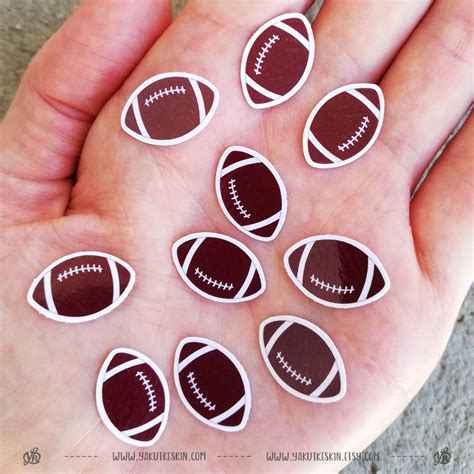 10 MINI American Football Stickers Pack Football Decals - Etsy ...