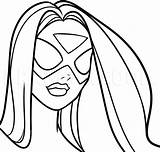 Spider Woman Coloring Pages sketch template