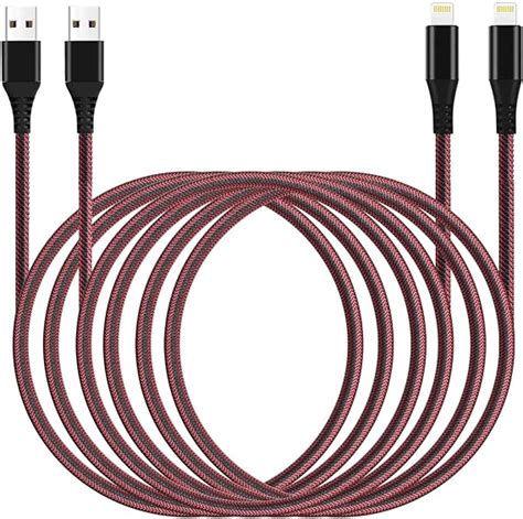 Amazon.com: 2Pack for iPhone Charger Cable 10 Ft,Long Lightning for ...