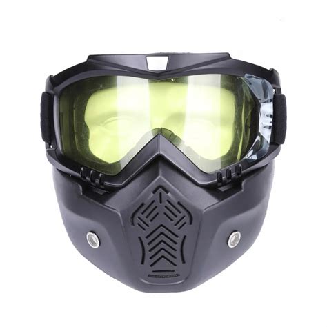 Aliexpress.com : Buy Multifunction Tactical Face Mask Goggles Open Face ...