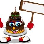 Birthday cake cartoon thumb up Stock Vector Image by ©starlight789 #52528335