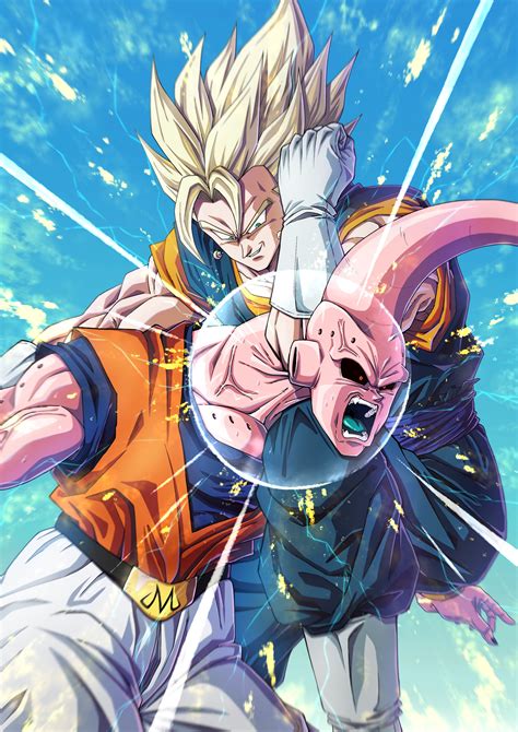 Super Vegito vs Super Buu by Mocky_Art : r/dbz