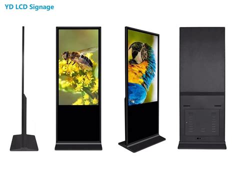 47 Inch Touch Screen Display Kiosk , Floor Standing LCD Advertising Display