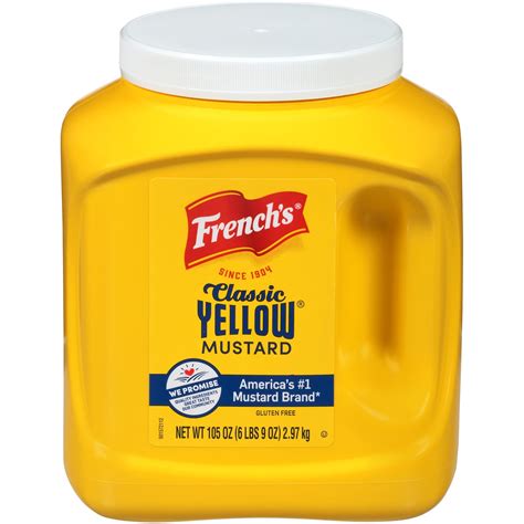 French's Classic Yellow Mustard, 105 oz - Walmart.com - Walmart.com