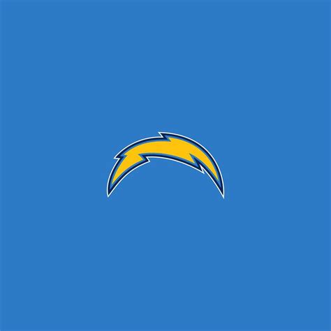 Download Los Angeles Chargers Bend Lightning Logo Wallpaper | Wallpapers.com