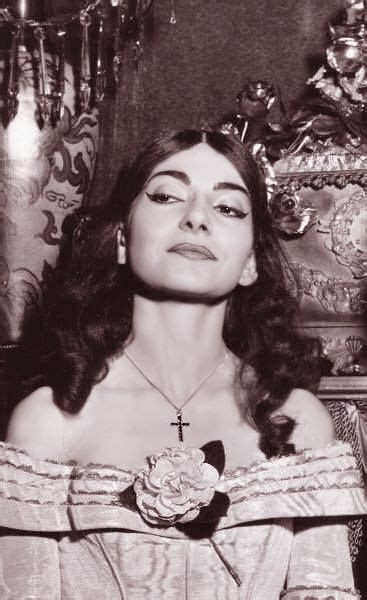 Maria Callas in 'La Traviata' (photo edited by Giovanni Mascellaro ...