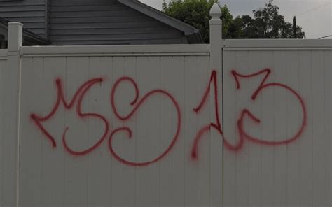 MS-13 gang graffiti (tags) - Altered Dimensions Paranormal