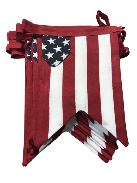 American Flag Designed Pennant Banner – Double Layer – Flag Store