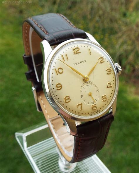 Antiques Atlas - A Gents 1950s Peerex Wrist Watch as170a4041