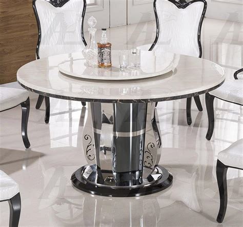 White Marble Top Round Dining Set - Shop for Affordable Home Furniture ...