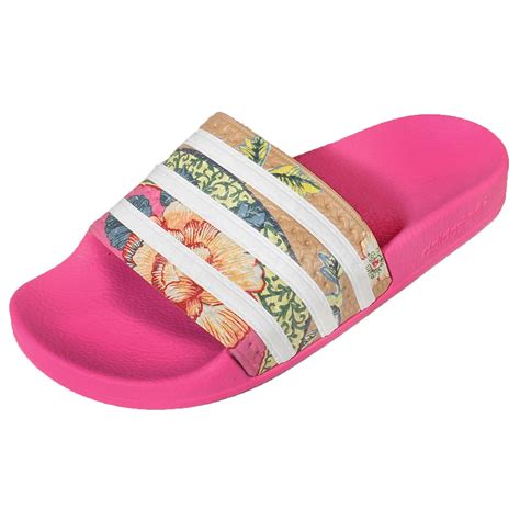 adidas Originals Adilette W The FARM Company Pink Womens Slides Sandals S78866 | eBay