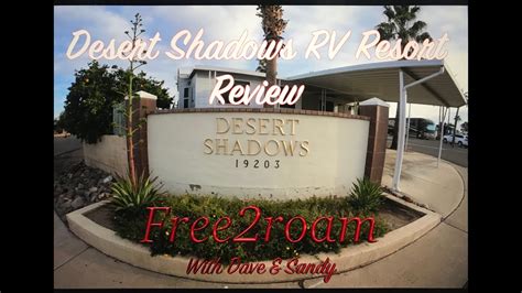 Desert Shadows RV Resort review 2022 - YouTube