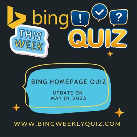 Latest Bing Weekly Quiz 2023 - laacib