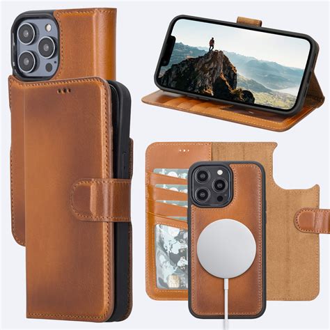 Best Leather Wallet Case for iPhone 14 Pro Max - Oxa