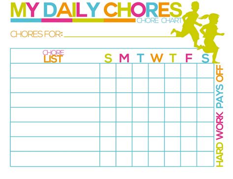 Kids Charts Printable