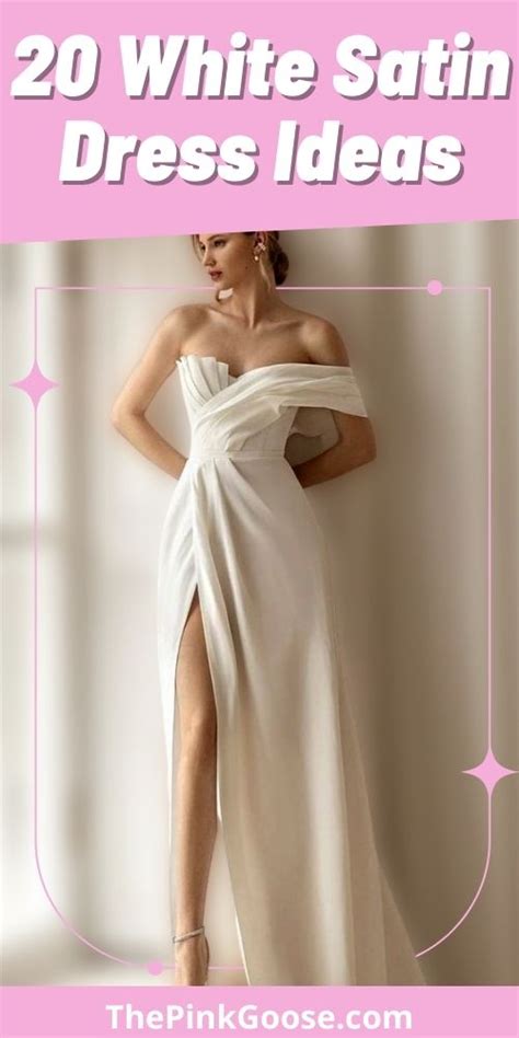 Meet 20 White Satin Dress