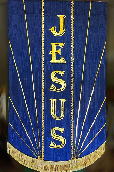 Jesus Name Praise Banner - Christian Banners for Praise and Worship