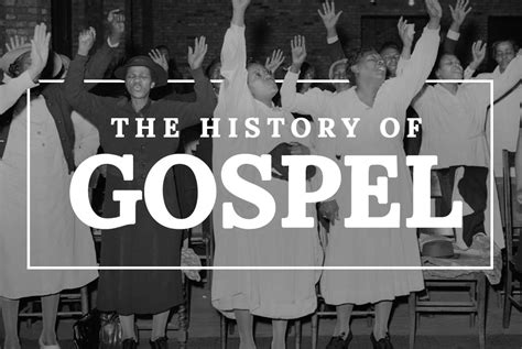 History of Gospel - UpStaged Entertainment Group