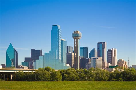 Dallas city skyline, Dallas, Texas - de la Pen