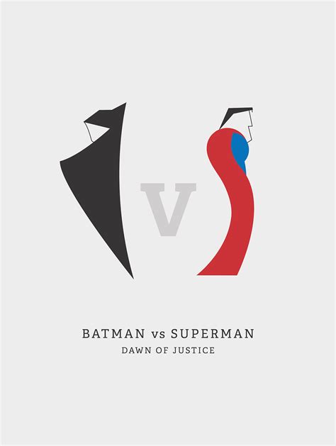 Batman v Superman: Minimalist Poster on Behance