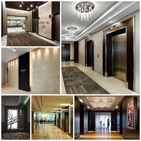 Fabulous modern elevator lobbies found here! | Apartment architecture, Lobby design