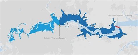 Thames Barrier map | Thames barrier, Thames, Thames barrier park