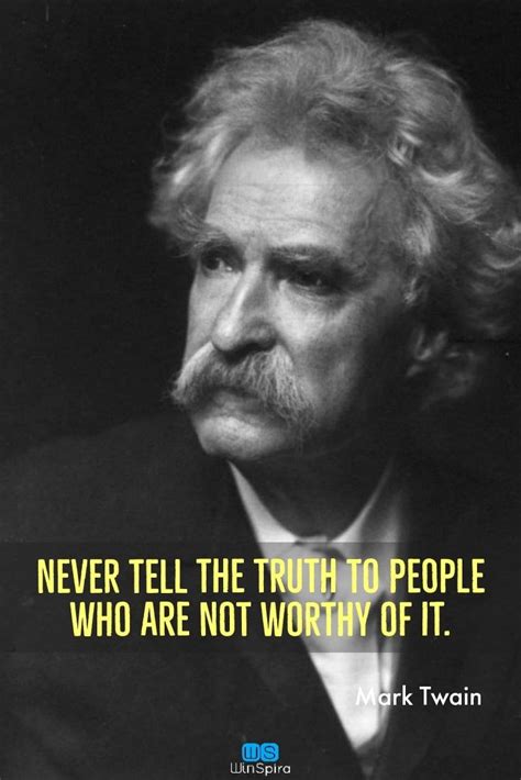 Mark Twain Quote truth | Mark twain quotes, Inspirational quotes, Mark ...