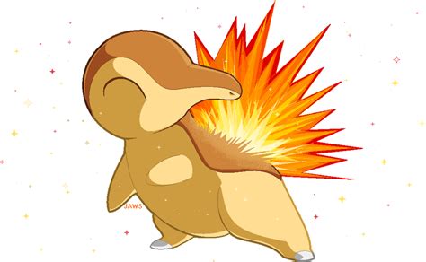 Shiny Cyndaquil by Willow-Pendragon on DeviantArt