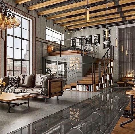 40+ Stunning Industrial Loft Design Ideas - The Wonder Cottage