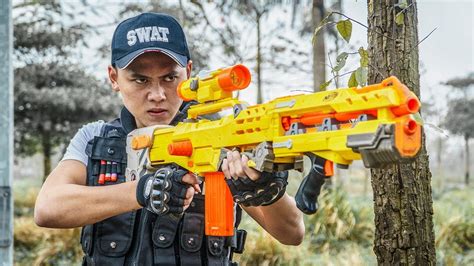 LTT Game Nerf War : Winter Warriors SEAL X Nerf Guns Fight Crime Group ...