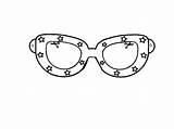Eyeglasses Coloring Pages For Kids sketch template